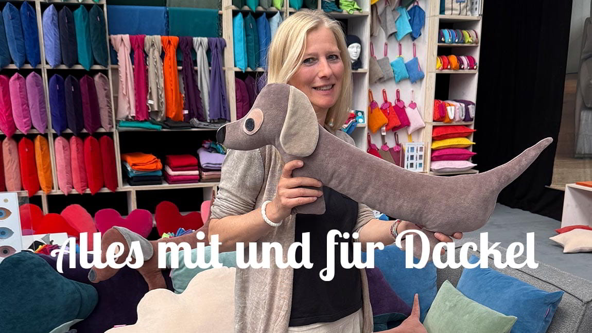 Dackel und Rauhaardackel Dackel Kissen und Decken